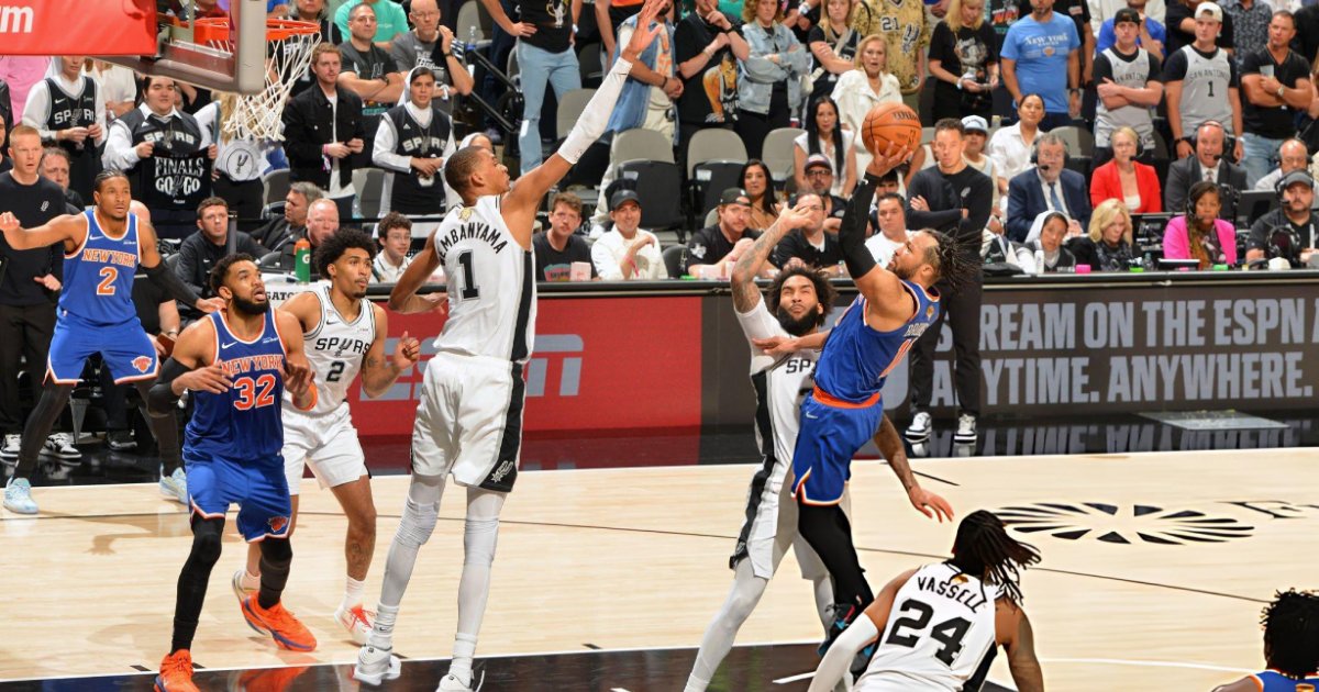 Onde assistir Finais da NBA: Spurs x Knicks hoje - segunda-feira (08/06/2026)