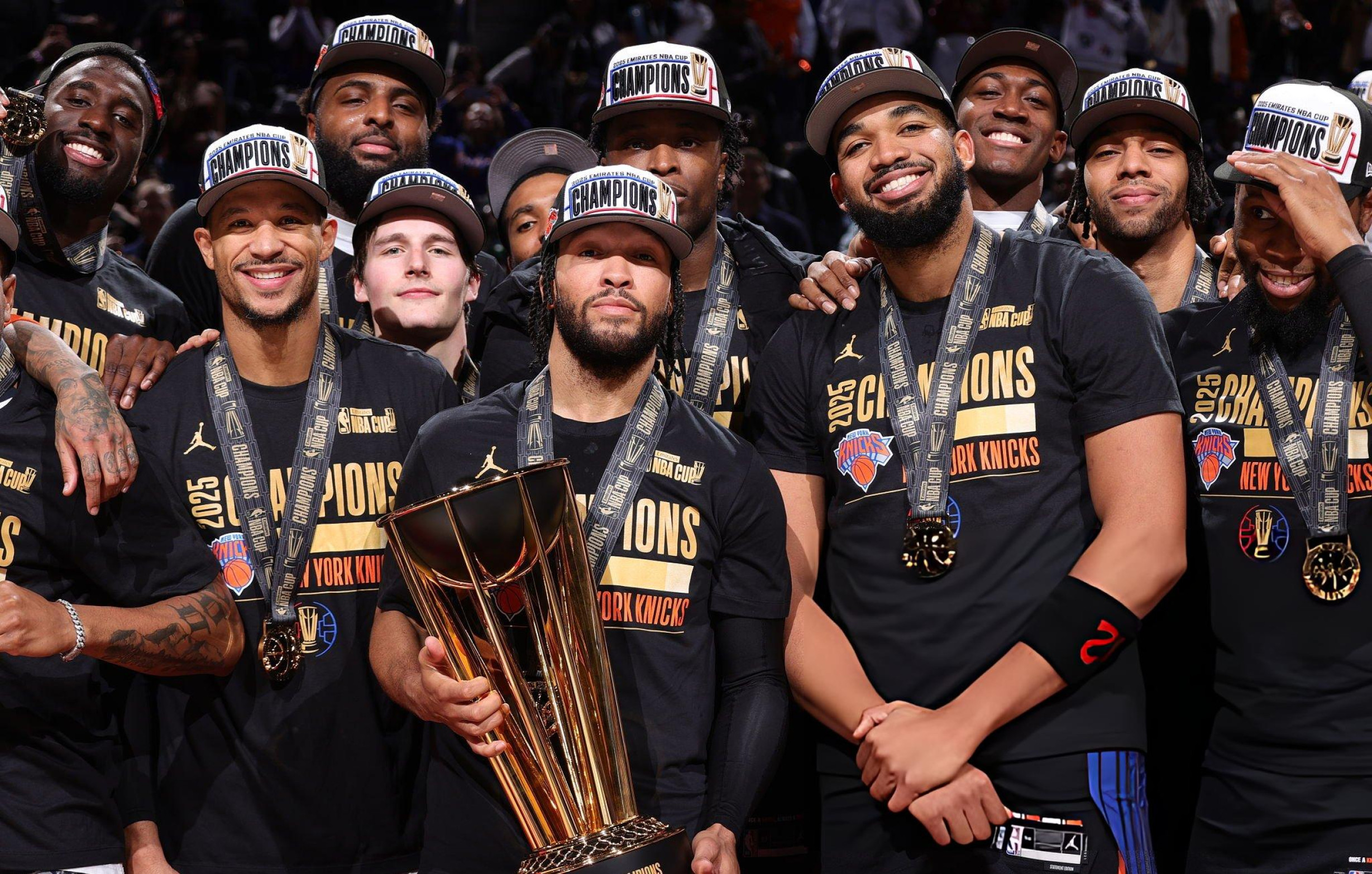 Jalen Brunson é MVP, e Knicks vencem Spurs e conquistam a NBA Cup