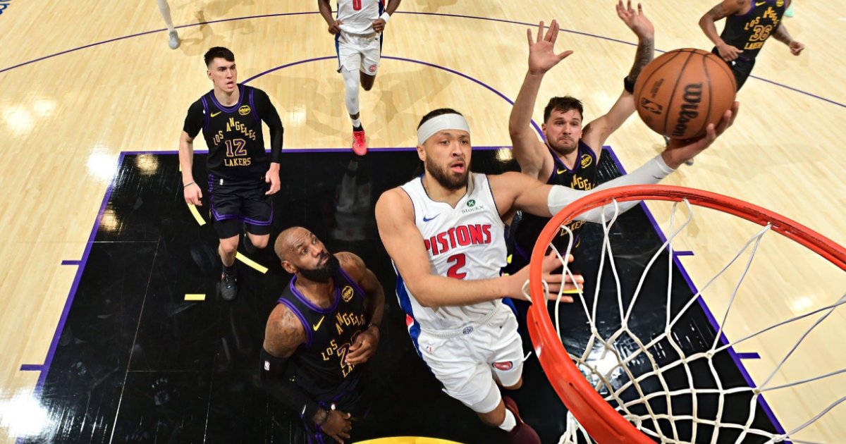 Cunningham comanda, e Pistons atropelam os Lakers 