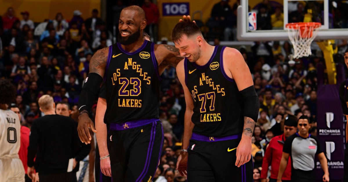 Doncic e LeBron lideram virada dos Lakers sobre Grizzlies
