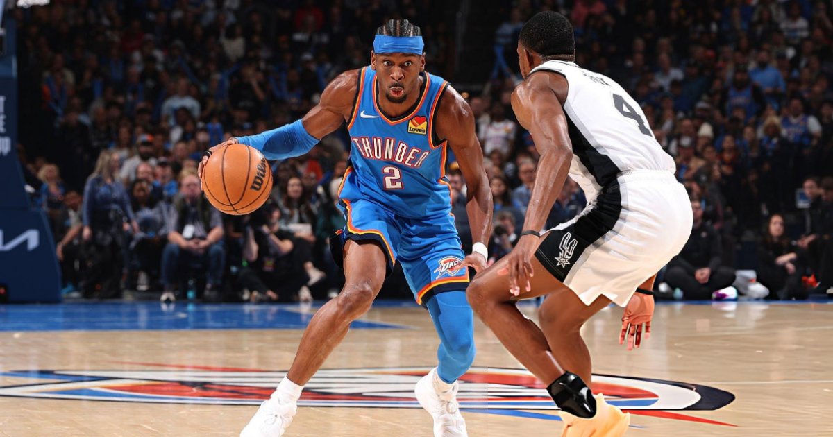 Shai brilha e Thunder atropela Spurs em casa