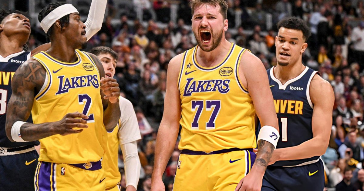 Com show de Luka Doncic, Lakers vence Nuggets de virada