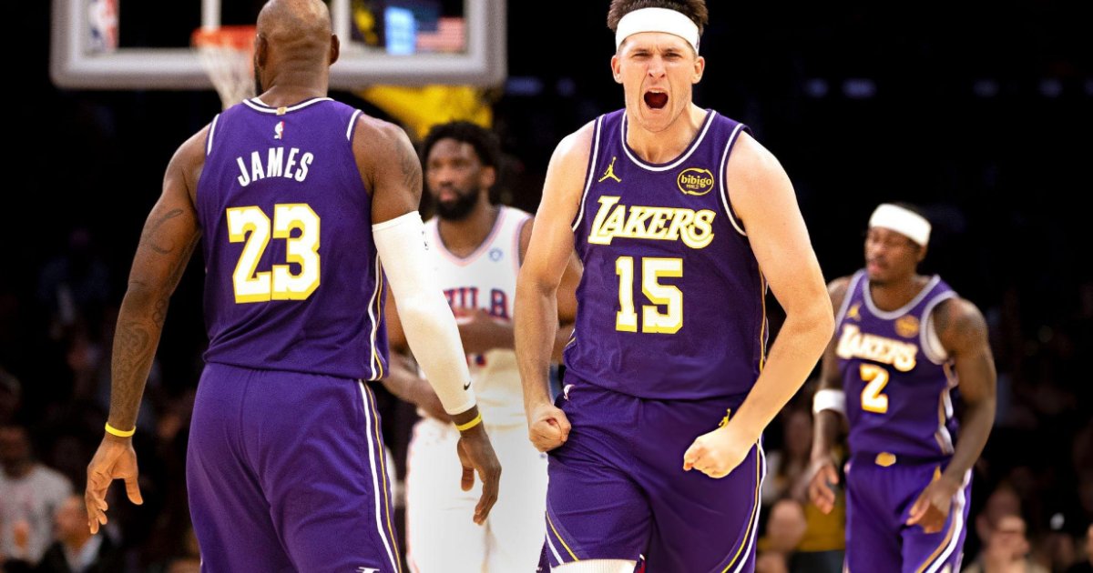 Com atuação gigante de Reaves, Lakers supera o 76ers em jogo tenso