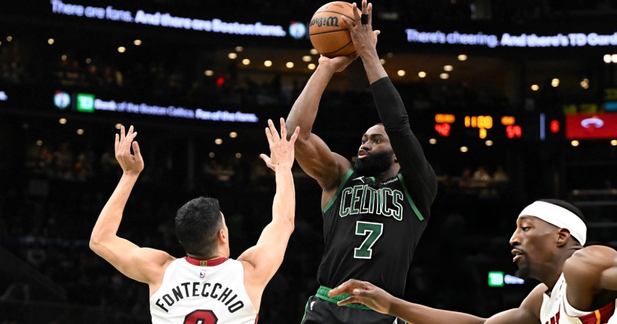 Jaylen Brown lidera virada espetacular e Celtics vence o Heat
