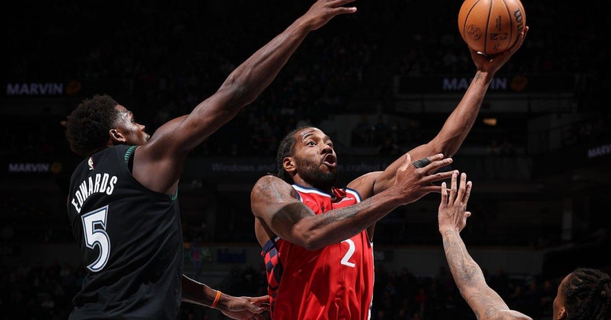 Kawhi Leonard dá show, anota 41 pontos e Clippers atropelam os Wolves