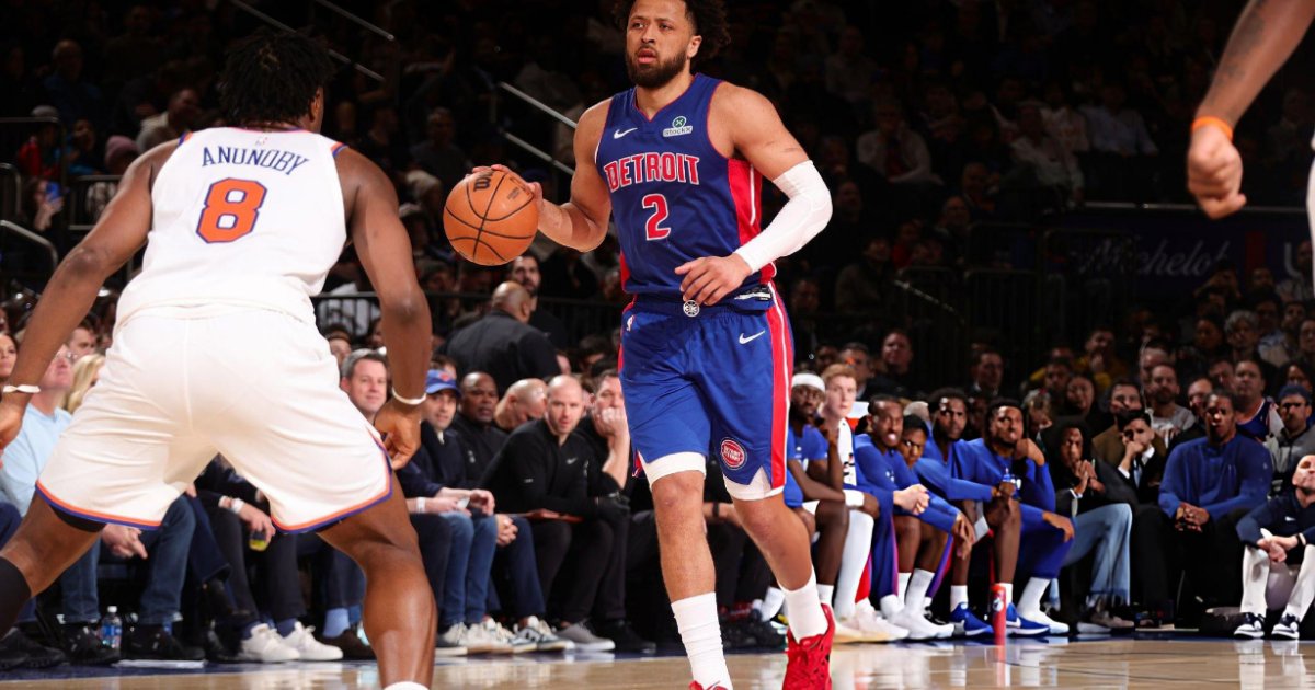 Pistons bate Knicks com show de Cunningham