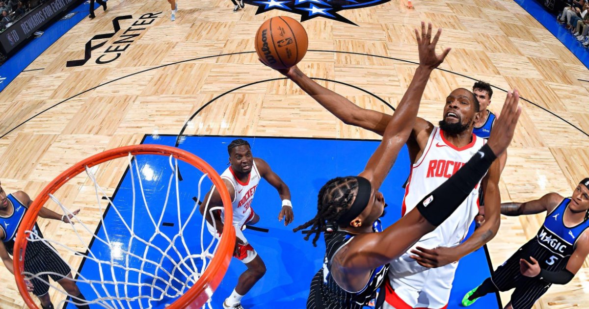 Rockets busca virada incrível com show de Durant