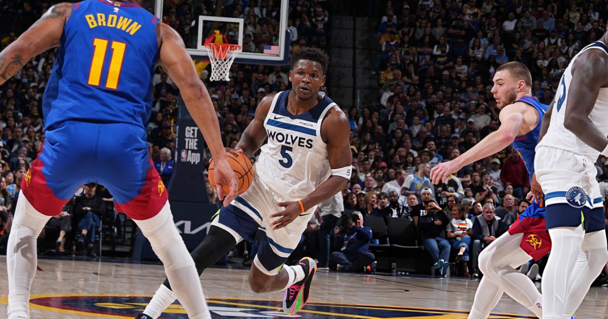 Anthony Edwards lidera, e Timberwolves vence Nuggets