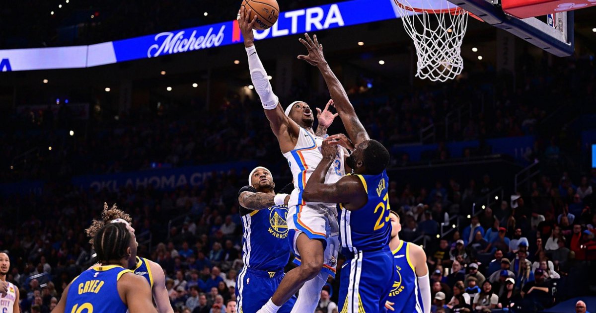 Shai brilha, Thunder vence Warriors e chega a 50 vitórias na temporada