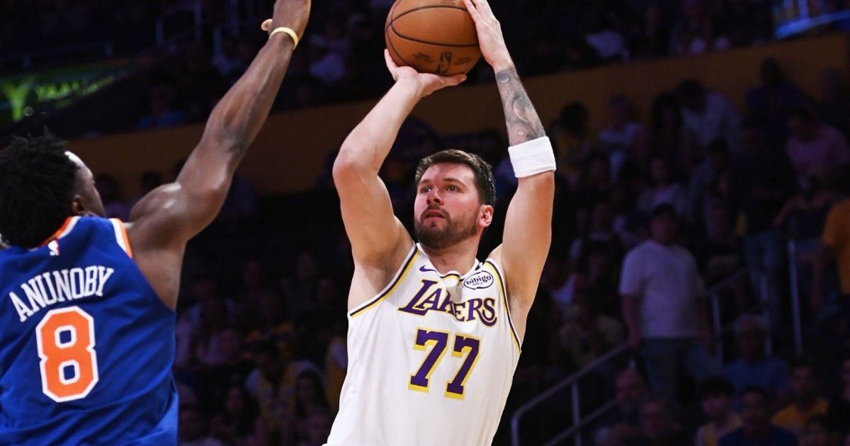 Luka Doncic anota 35 pontos e Lakers batem Knicks