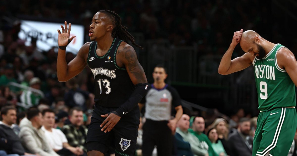 Sem Edwards, Timberwolves batem Celtics e quebram jejum histórico