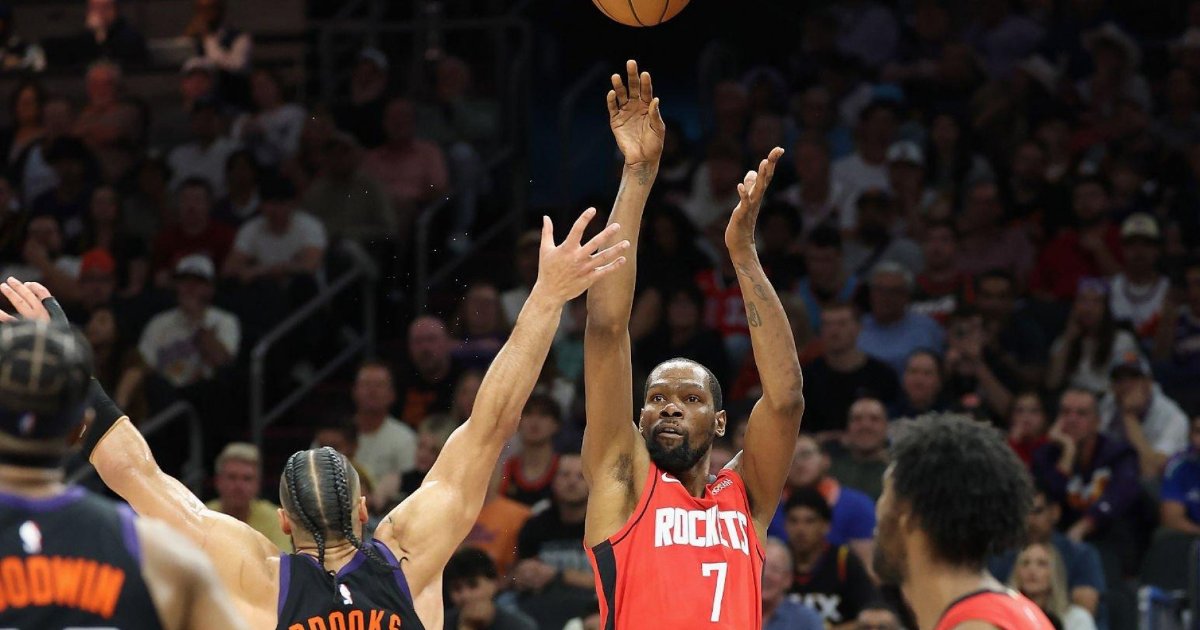 Com show de Durant, Rockets buscam virada de 21 pontos e batem Sun