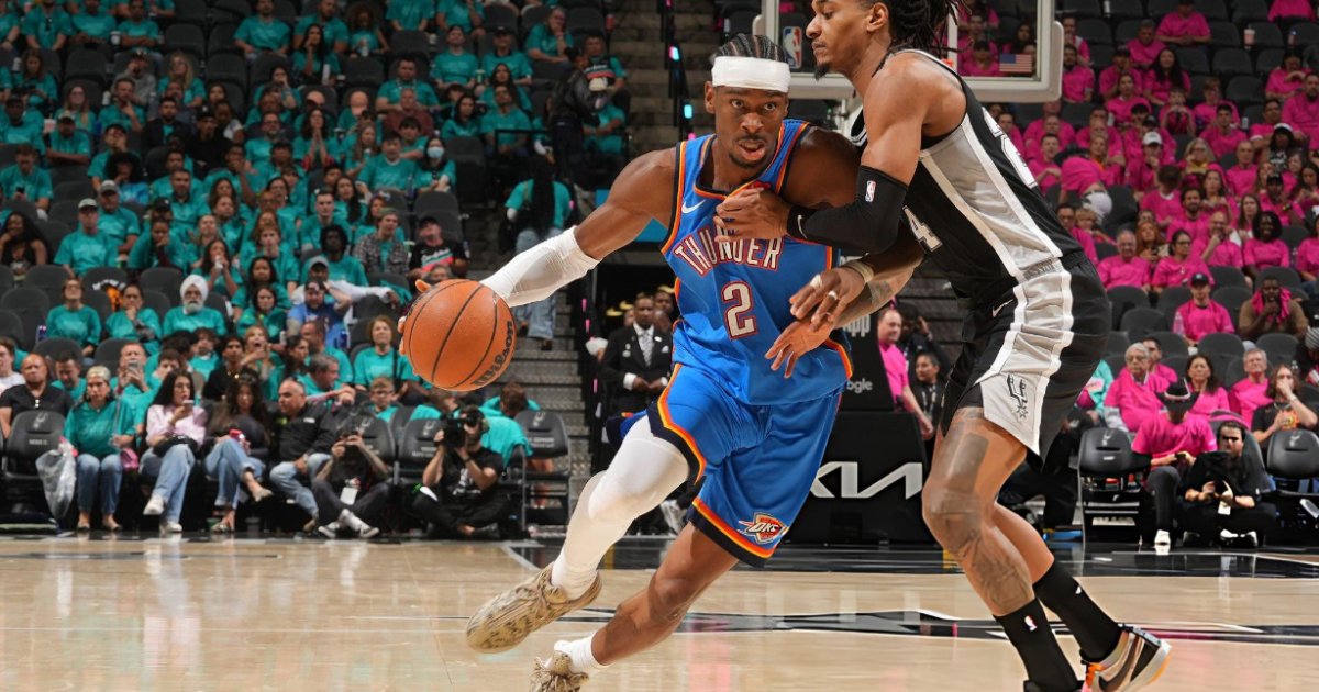 Shai lidera reação, e Thunder vira sobre os Spurs para fazer 2 a 1