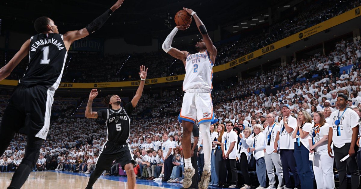 Shai brilha, Thunder domina Spurs e fica a uma vitória das Finais da NBA